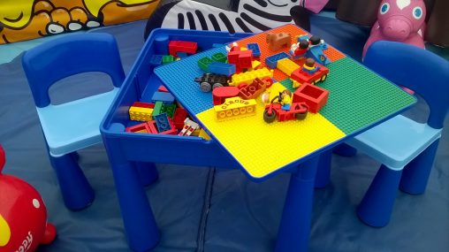 Duplo preschool table and chair hire