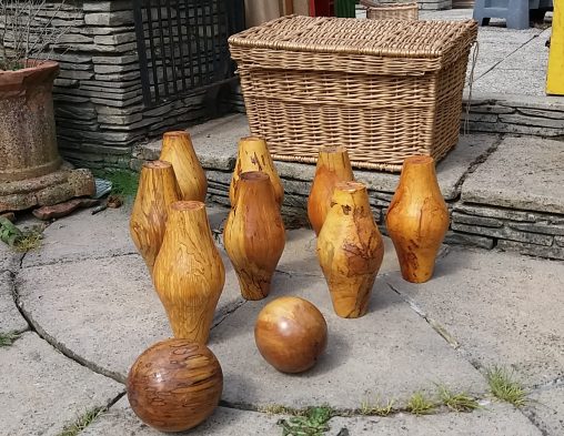 Giant skittles bowling garden games wedding hire