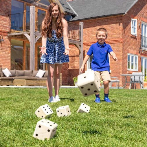 Giant dice for hire in Southampton