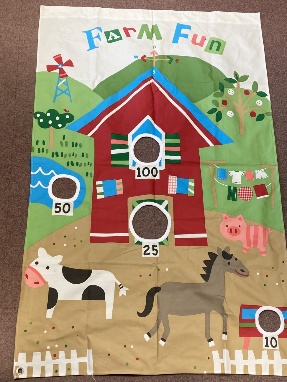 Farm fun bean bag toss hire in Southampton