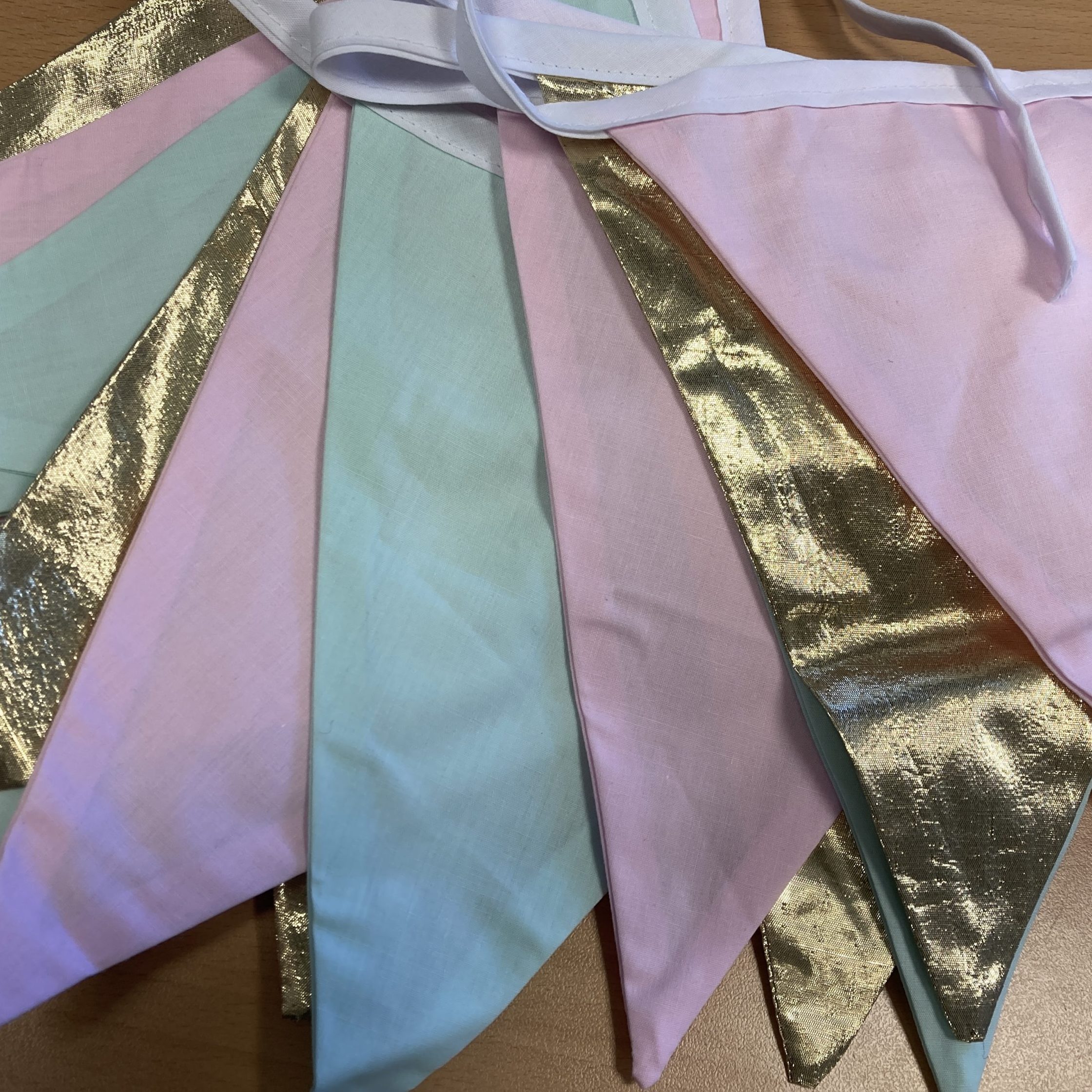 Fabric Party Bunting for hire in Southampton