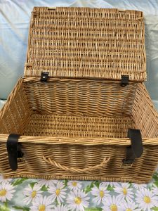 Wicker picnic hamper available for hire in Southampton, Hampshire