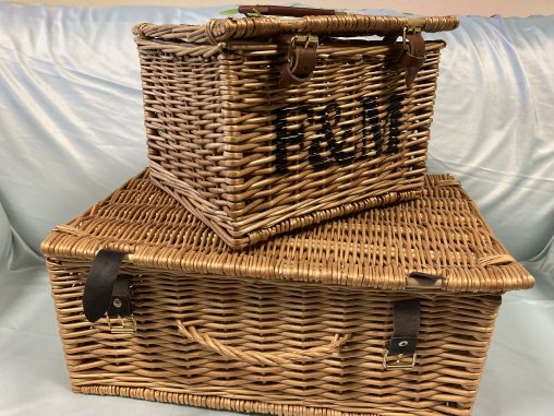Wicker hampers and baskets available for hire in Southampton